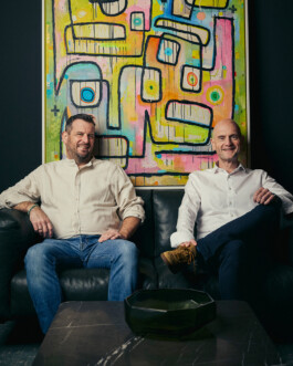 Martin und Alexander Bauer vom Weingut Emil Bauer/ Landau-Nußdorf auf dem Gourmet Festival Schwangau 