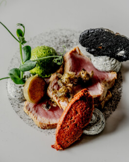 Tataki vom Hirsch von Simon Schaller für das Gourmet Festival Schwangau 