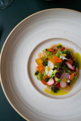 Angerichteter Teller von Bidlabu für das Gourmet Festival Schwangau 